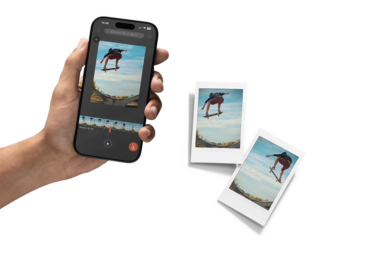 Tiskanje videoposnetka